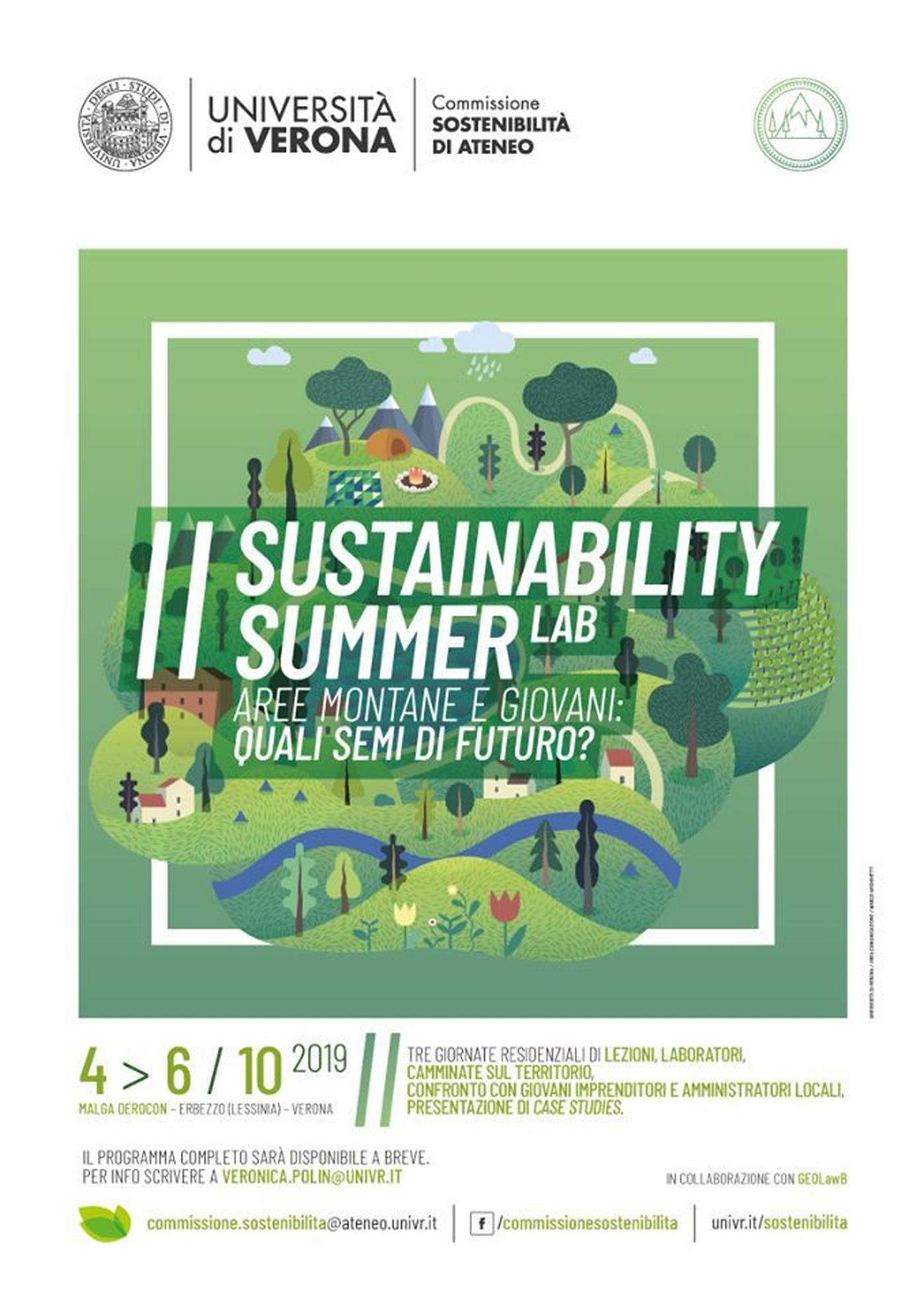 Il GAL Baldo Lessinia presente al Sustainability Summer Lab 